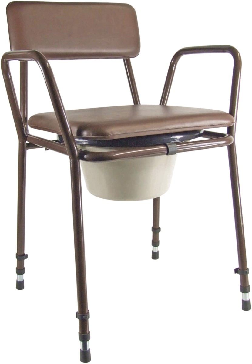 Height Adjustable Commode Chair